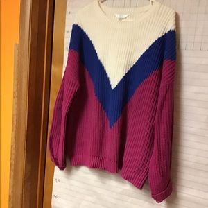 TIME & TRU bulky crew neck sweater XL multiple colors